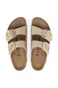Nubukové šľapky Birkenstock Arizona Big Buckle 1024064 béžová