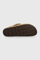Шльопанці з нубуку Birkenstock Boston Big Buckle 1028052 бежевий