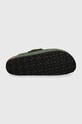 Nubukové pantofle Birkenstock Boston Big Buckle 1028033 zelená