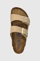 Natikači iz nubuka Birkenstock Arizona SFB bež 1019013