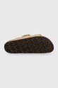 Nubukové pantofle Birkenstock Arizona SFB 1019016 béžová