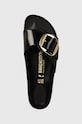 Кожени чехли Birkenstock Madrid Big Buckle черен 1022650