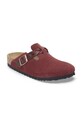Semišové pantofle Birkenstock Boston Braided 1027925 burgundské AW24