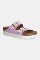 Birkenstock klapki Arizona Platform Flex Birkenstock x Papillio pozostałe fioletowy 1028440