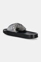 Взуття Шльопанці Tommy Jeans TJW INTERESTING MAT POOL SLIDE EN0EN02767 срібний