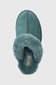 UGG papuci din piele intoarsa Scuffette II turcoaz 1106872.DEE