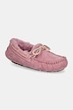 UGG papuci din piele intoarsa Dakota loungewear roz 1107949.DYR