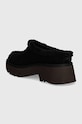 Обувки Велурени чехли UGG New Heights Cozy Clog 1162510.BLK черен