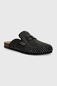 Шлепанцы JW Anderson Crystal синтетический чёрный ANW43050A.999
