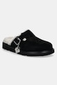 Kenzo klapki zamszowe Matto Clogs płaski czarny FE62MU051L58.99