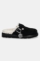 Παντόφλες σουέτ Kenzo Matto Clogs FE62MU051L58.99 μαύρο AW24