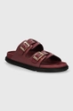 Birkenstock klapki skórzane St Barths pozostałe bordowy 1027803