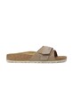 Birkenstock suede sliders Oita suede beige 1028056