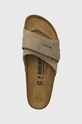 Semišové šľapky Birkenstock Oita béžová 1028056