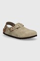 Sandale od brušene kože Birkenstock Tokio ostalo bež 1028323