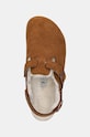 Kućne papuče od brušene kože Birkenstock Tokio smeđa 1028382