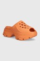 Шльопанці adidas by Stella McCartney Clog платформа помаранчевий IE8764
