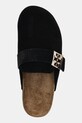 Tory Burch papuci din piele Mellow Mule negru 154446.006
