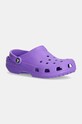 Šľapky Crocs Classic plochý fialová 10001.5AJ