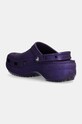 Boty Pantofle Crocs Classic Platform Glitter Clog W 207241.5AS fialová