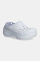 Crocs papuci Classic Platform Lined Clog W platformă violet 207938.5AF