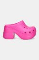 Crocs klapki Siren Clog 208547.6TW różowy AW24