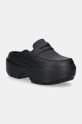 Crocs klapki Stomp Loafer Clog 5-8 cm czarny 209937.060