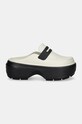 Crocs papuci Stomp Loafer Clog 209937.1HR bej AW24