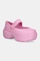 Балетки Crocs Stomp Mary Jane розовый 209939.6XS