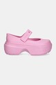 Балетки Crocs Stomp Mary Jane 209939.6XS розовый AW24