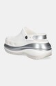 Παπούτσια Παντόφλες Crocs Mega Crush Metallic Clog 210368.138 λευκό