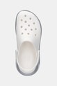 Παντόφλες Crocs Mega Crush Metallic Clog λευκό 210368.138