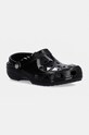 Šľapky Crocs Classic Studded Clog plochý čierna 210390.001
