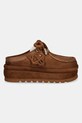 Naked Wolfe papuci din piele intoarsa Blizzard Blizzard.Tan maro AW24