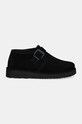 Clarks Originals pantofi de piele intoarsa Trek Buckle 26177993 negru AW24