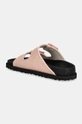 Shoes Birkenstock 1774 sliders Arizona Raffia Luxe 1028845. pink