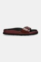 Birkenstock 1774 leather sliders Madrid Shiny Patent Leather 1028659 maroon AW24