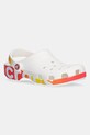 Pantofle Crocs Classic Reflector Clog plochý bílá 210732.100