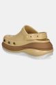 Shoes Crocs sliders Mega Crush Matte Clog 210749.209 beige