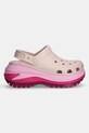Crocs papuci Mega Crush Matte Clog 210749.6WS roz AW24