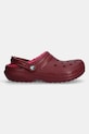 Crocs kapcie Classic Lined Clog 203591.6XH czerwony AW24