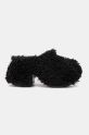 Παντόφλες Crocs Siren Shaggy Fur Clog 210910.001 μαύρο AW24