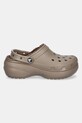 Crocs sliders Classic Platform Lined Clog 207938.195 brown AW24