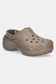 Шлепанцы Crocs Classic Platform Lined Clog остальные коричневый 207938.198