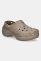 Crocs sliders Classic Platform Lined Clog others brown 207938.199