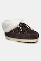 Semišové snehule Moon Boot MB EVX MULE SUEDE BEADS zateplené hnedá 80D1470040.ML01