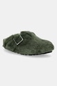 Шерстяные тапки Birkenstock 1774 Boston BB Shearling каблук отсутствует зелёный 1029943