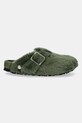 Vlnené papuče Birkenstock 1774 Boston BB Shearling 1029943 zelená AW24