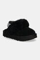 UGG pantofole in pelle scamosciata bambino/a FUNKETTE nero 1130395T