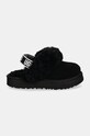 UGG pantofole in pelle scamosciata bambino/a FUNKETTE 1130395T nero AW24
